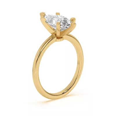 Ally Classic Solitaire Engagement Ring (1.4mm)