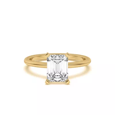 Ally Classic Solitaire Engagement Ring (1.4mm)