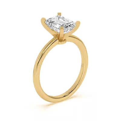 Ally Classic Solitaire Engagement Ring (1.4mm)