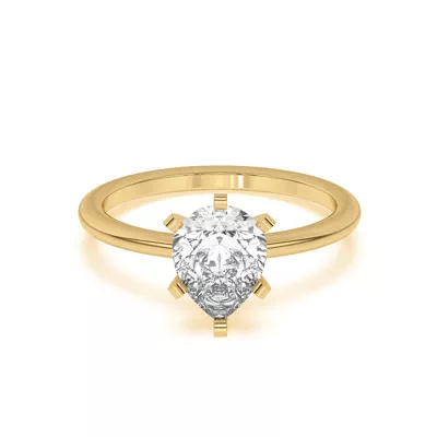Ally Classic Solitaire Engagement Ring (1.4mm)