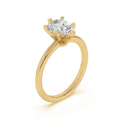Ally Classic Solitaire Engagement Ring (1.4mm)