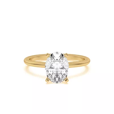 Ally Classic Solitaire Engagement Ring (1.4mm)
