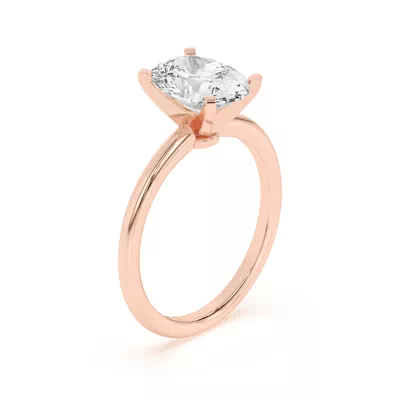 Ally Classic Solitaire Engagement Ring (1.4mm)