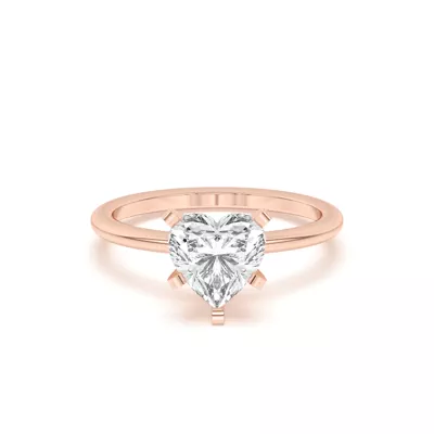 Ally Classic Solitaire Engagement Ring (1.4mm)