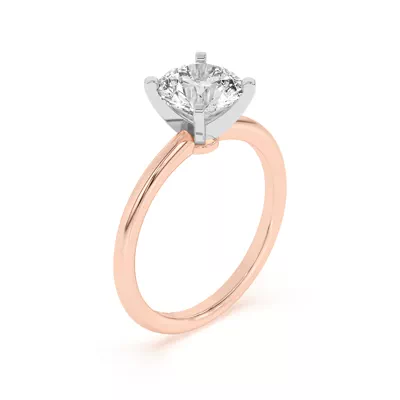 Ally Classic Two-Tone Engagement Ring (1.4mm)
