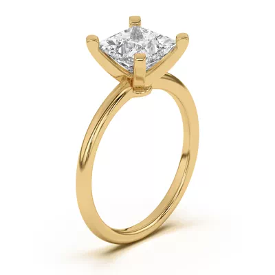 Ally Classic Solitaire Engagement Ring (1.4mm)
