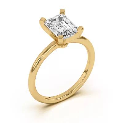 Ally Classic Solitaire Engagement Ring (1.4mm)