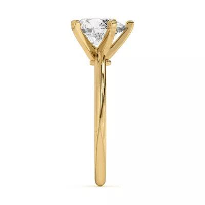Ally Classic Solitaire Engagement Ring (1.4mm)