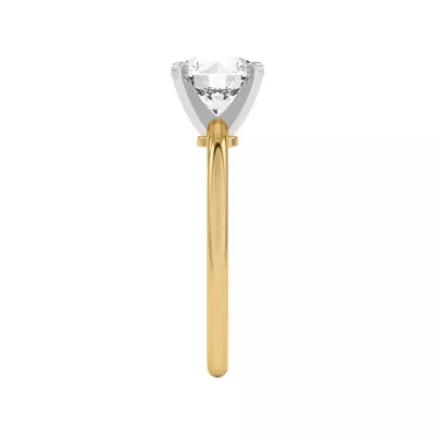 Ally Classic Two-Tone Engagement Ring (1.4mm)