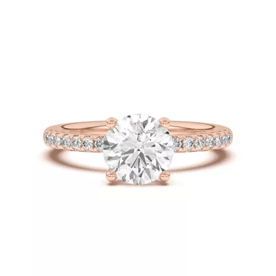 Britta Pavé Hidden Circlet And Band Engagement Ring
