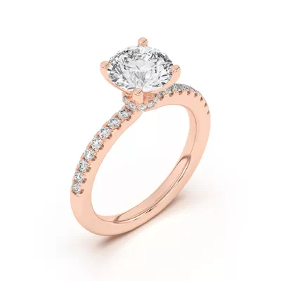 Britta Pavé Hidden Circlet And Band Engagement Ring