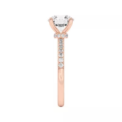 Britta Pavé Hidden Circlet And Band Engagement Ring