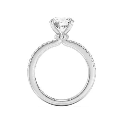 Britta Pavé Hidden Circlet And Band Engagement Ring