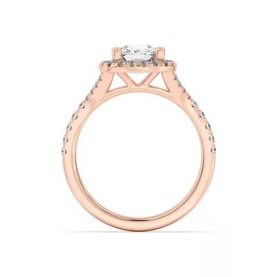 Sue Timeless Halo Engagement Ring