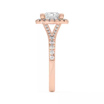 Sue Timeless Halo Engagement Ring