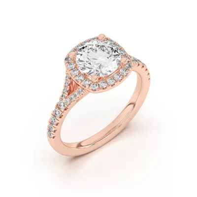 Sue Timeless Halo Engagement Ring