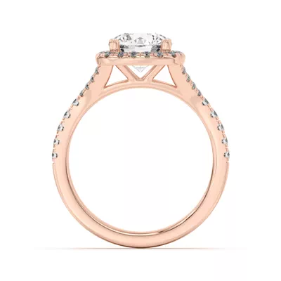 Sue Timeless Halo Engagement Ring