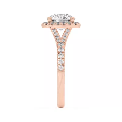 Sue Timeless Halo Engagement Ring