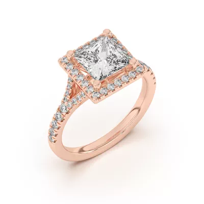 Sue Timeless Halo Engagement Ring