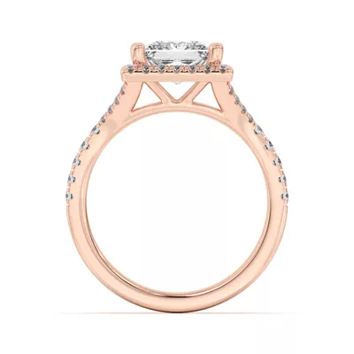 Sue Timeless Halo Engagement Ring
