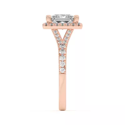 Sue Timeless Halo Engagement Ring