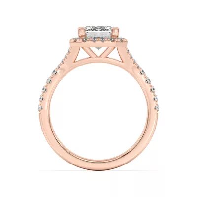 Sue Timeless Halo Engagement Ring