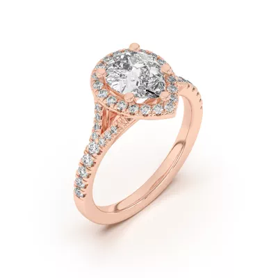 Sue Timeless Halo Engagement Ring