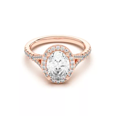Sue Timeless Halo Engagement Ring