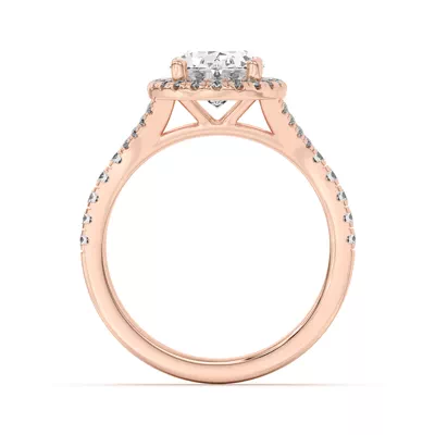 Sue Timeless Halo Engagement Ring