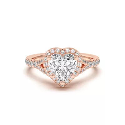 Sue Timeless Halo Engagement Ring