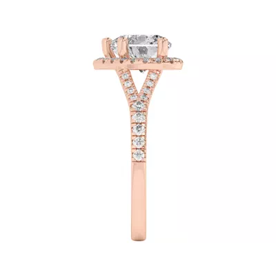 Sue Timeless Halo Engagement Ring