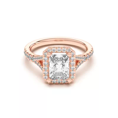 Sue Timeless Halo Engagement Ring