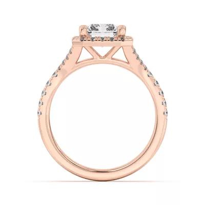Sue Timeless Halo Engagement Ring