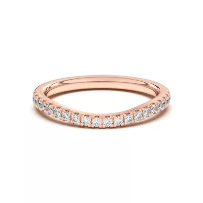 Sue Curved Pavé Band