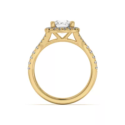 Sue Timeless Halo Engagement Ring