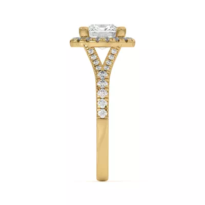 Sue Timeless Halo Engagement Ring
