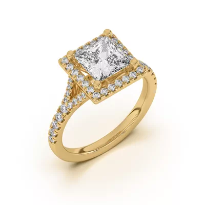 Sue Timeless Halo Engagement Ring