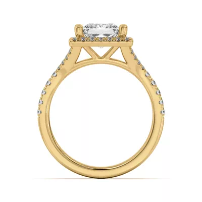 Sue Timeless Halo Engagement Ring