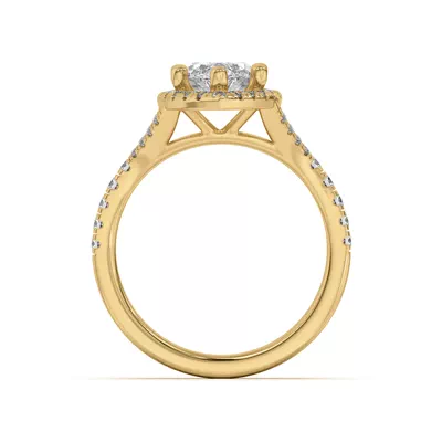 Sue Timeless Halo Engagement Ring