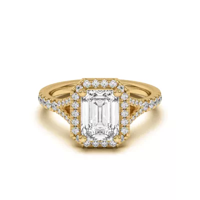 Sue Timeless Halo Engagement Ring