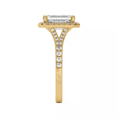 Sue Timeless Halo Engagement Ring