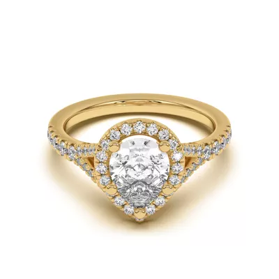 Sue Timeless Halo Engagement Ring