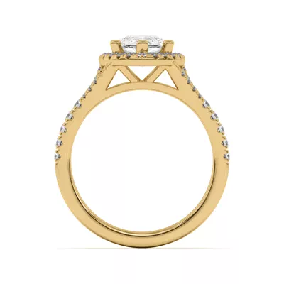 Sue Timeless Halo Engagement Ring