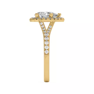 Sue Timeless Halo Engagement Ring