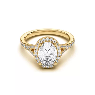 Sue Timeless Halo Engagement Ring