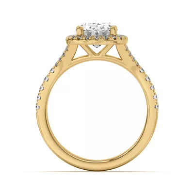 Sue Timeless Halo Engagement Ring