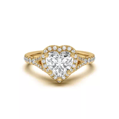 Sue Timeless Halo Engagement Ring