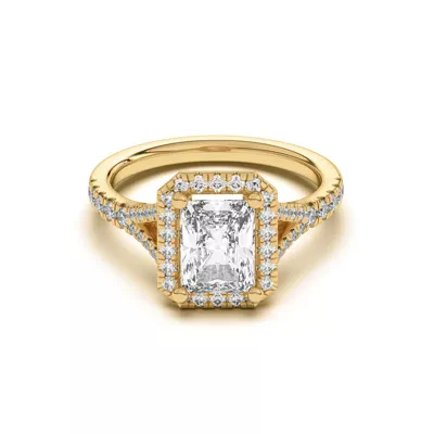 Sue Timeless Halo Engagement Ring