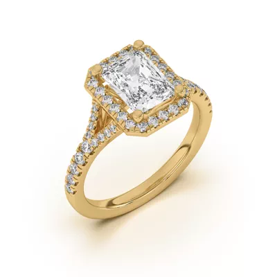 Sue Timeless Halo Engagement Ring
