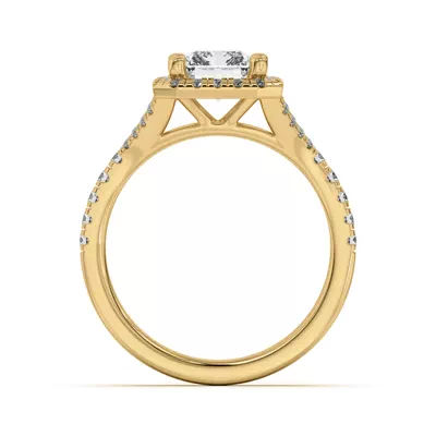 Sue Timeless Halo Engagement Ring